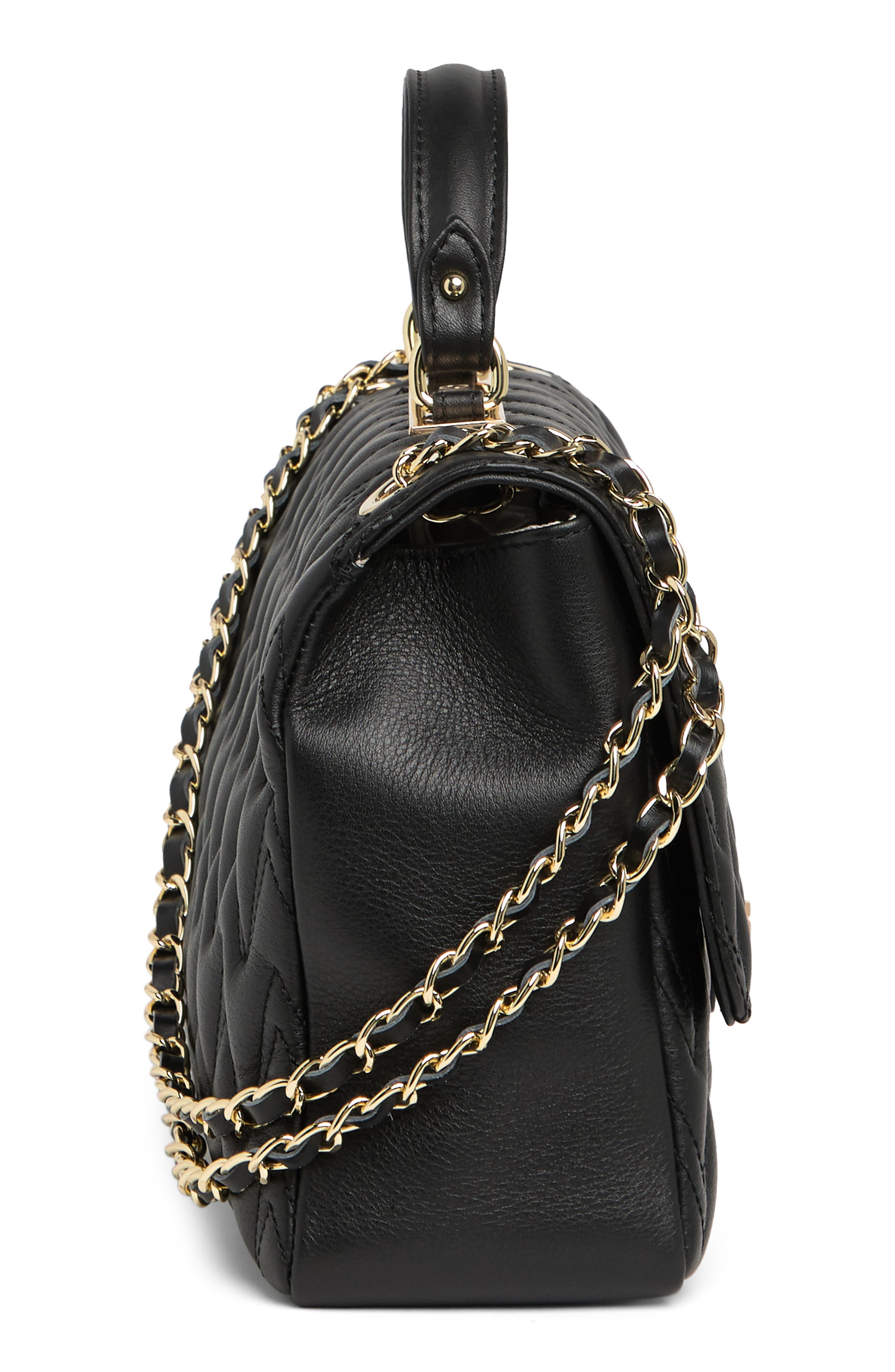 VALENTINO BY MARIO VALENTINO Posh Leather Shoulder Bag, Alternate, color, 