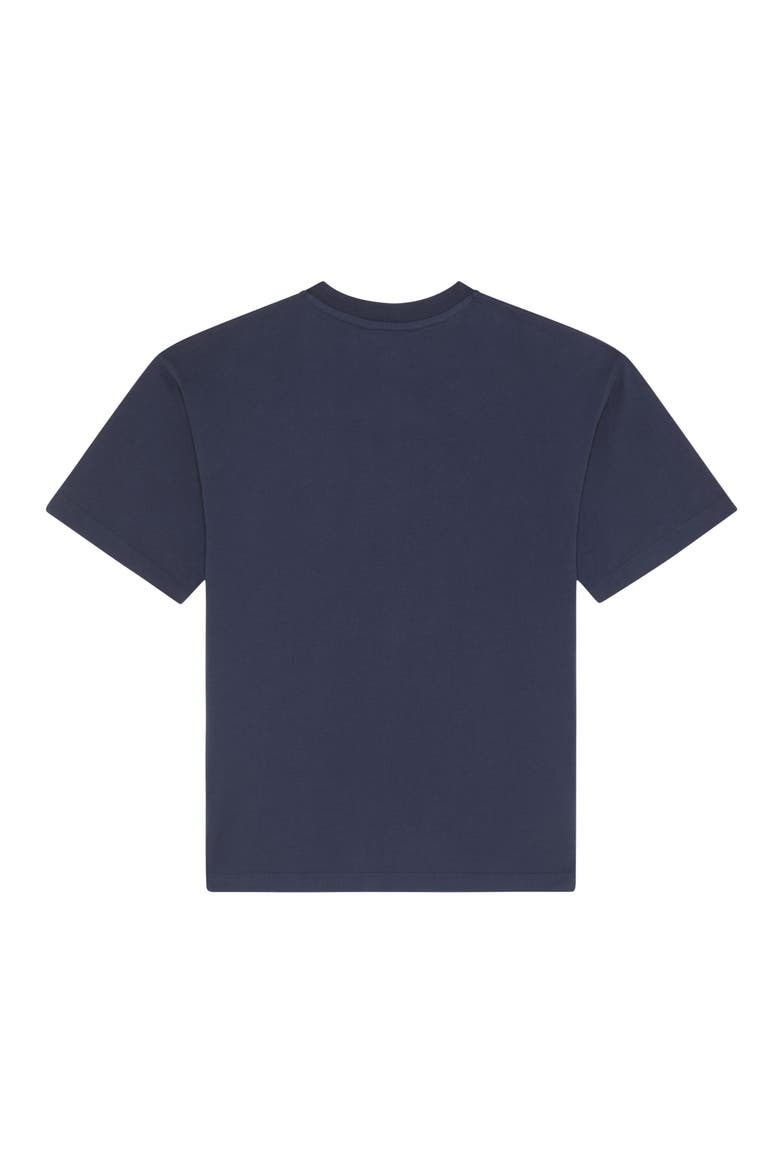 Boys Organic Cotton Oversize T-shirt Turtle, Alternate, color, Navy