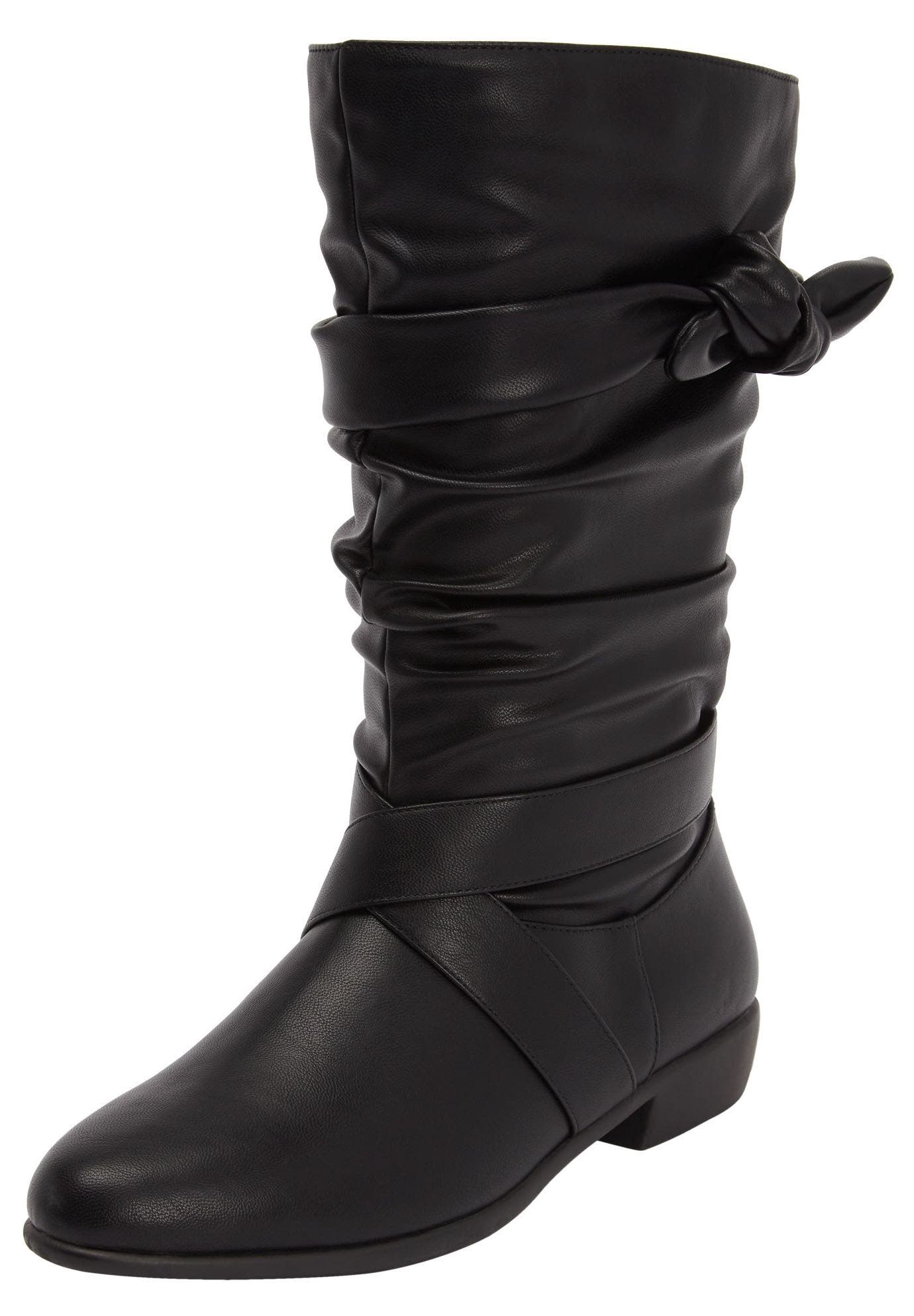 Comfortview The Heather Wide Calf Boot, Main, color, Black