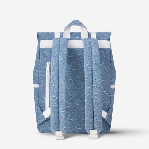 Mah Camouflage Denim Siro Backpack In Blue