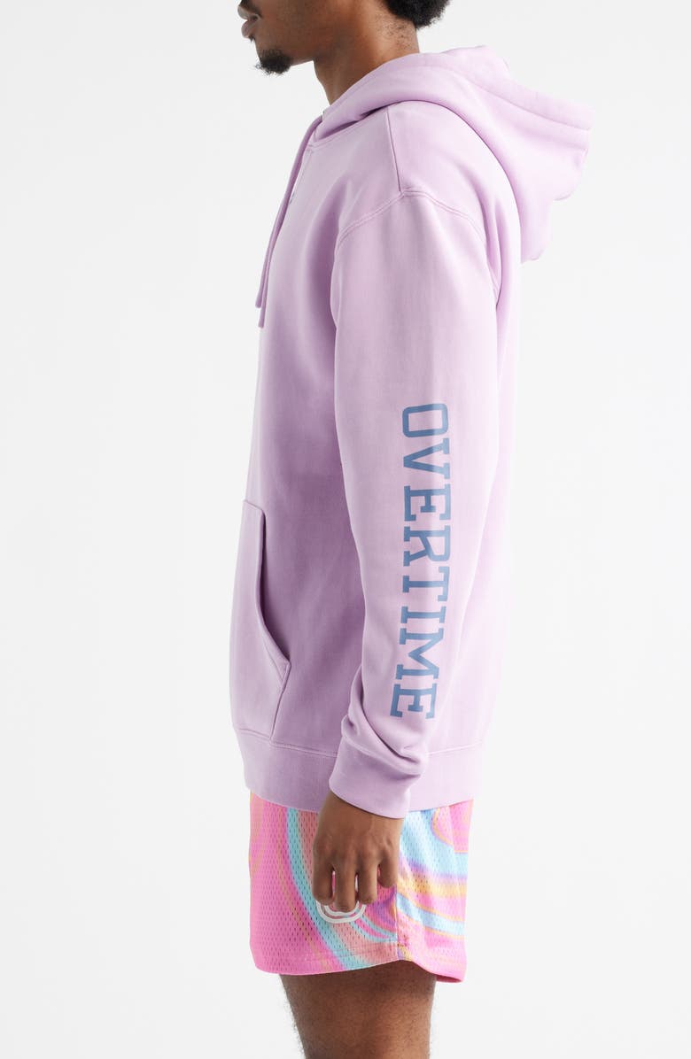 OVERTIME OT Classic Cotton Fleece Hoodie, Alternate, color, Purple