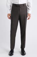 BOSS Genius Flat Front Wool Suit Trousers