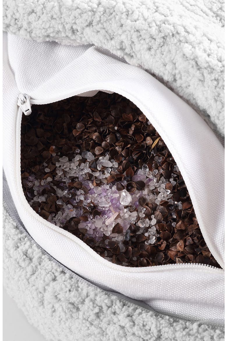 Crystal Meditation Pillow, Alternate, color, CLOUD GREY