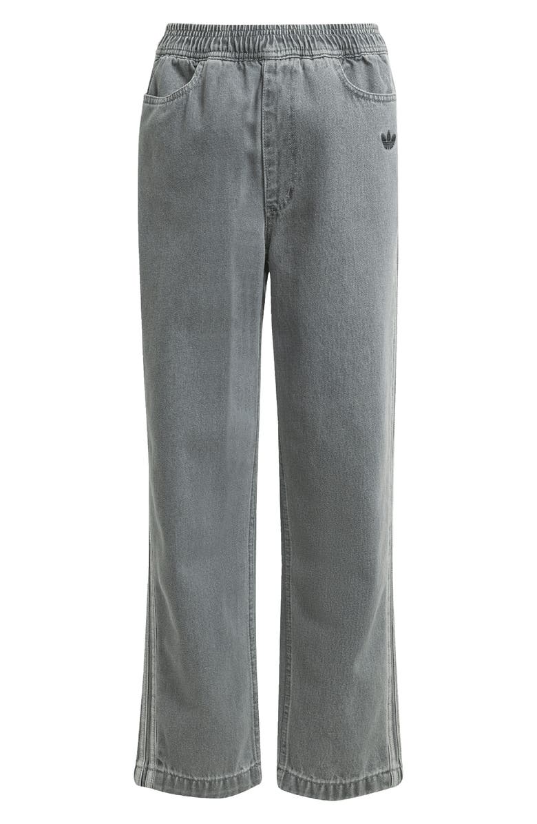 adidas Denim Look Sweatpants, Main, color, Light Denim