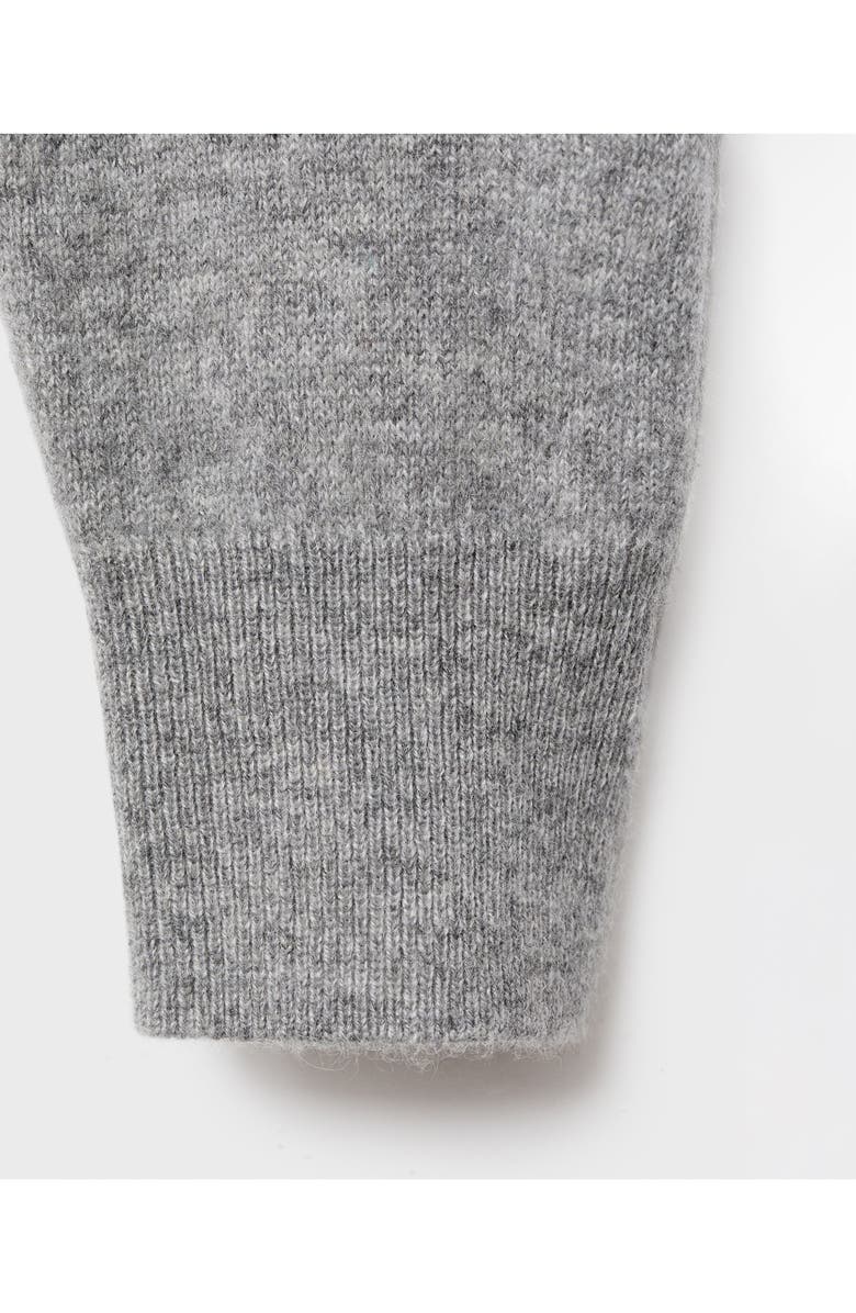 MANGO Selection Crewneck Cashmere Sweater, Alternate, color, Medium Heather Grey