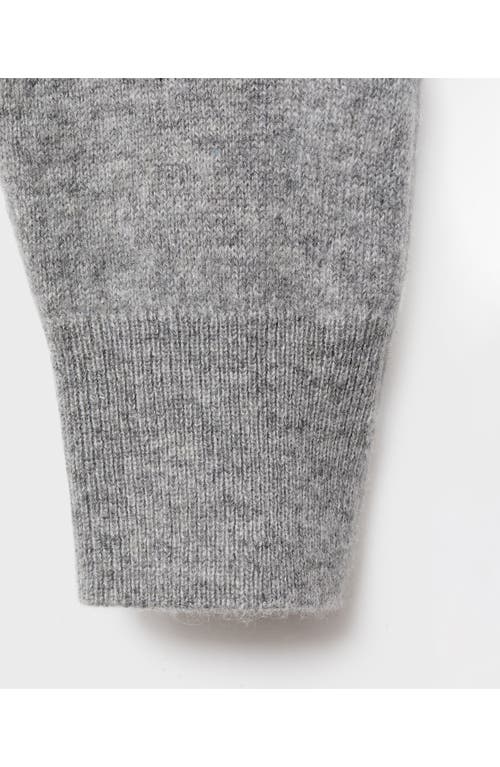 Mango Crewneck Cashmere Sweater In Gray