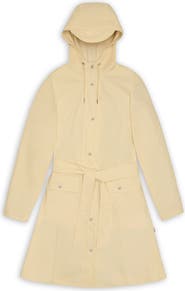 Rains Curve Waterproof Belted Jacket
