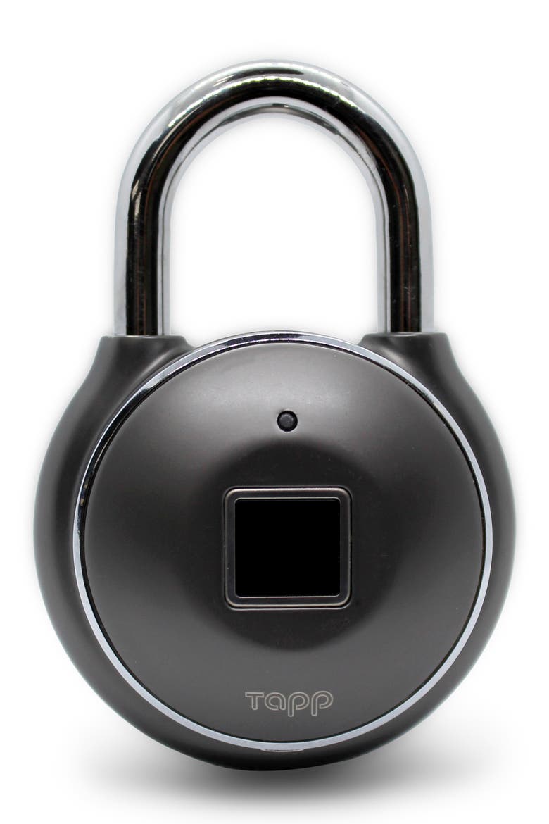one+ Stainless Steel Smart Padlock, Main, color, GUN METAL