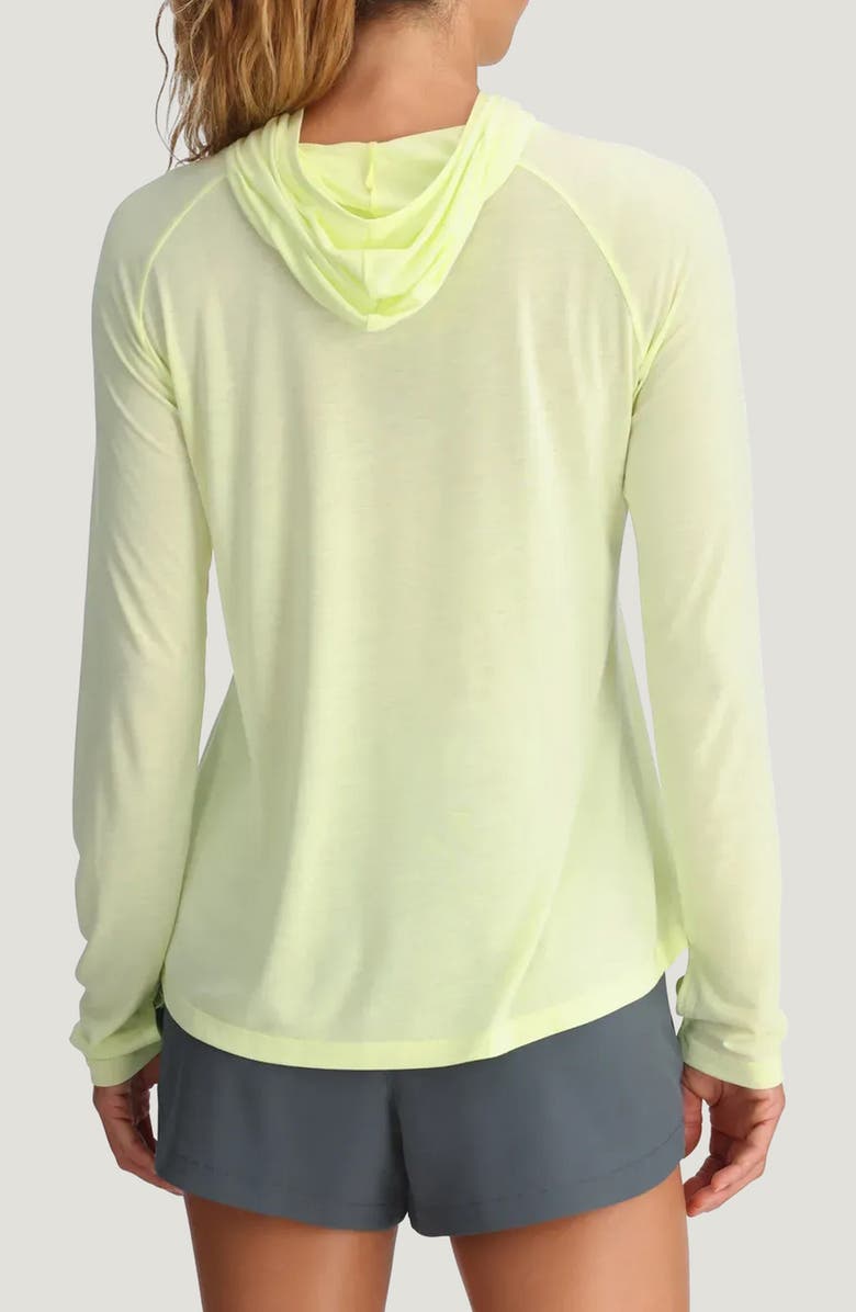 Free Fly Lightweight Performance II Hoodie, Alternate, color, Lime