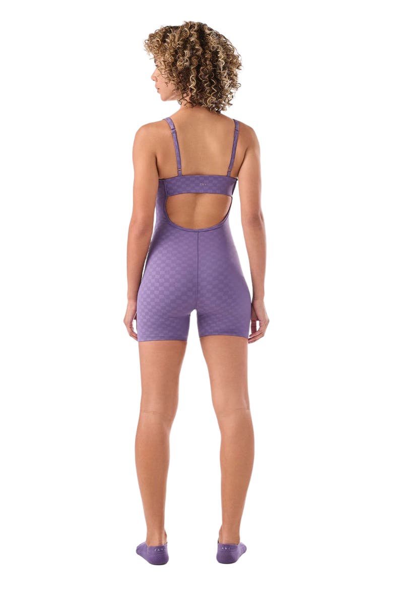 Short Bodysuit, Alternate, color, GRAPE ABSTRACT