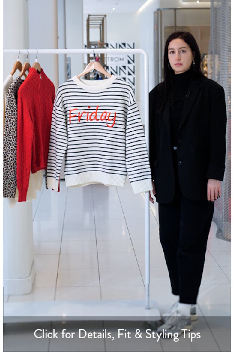 Friday Stripe Sweater video