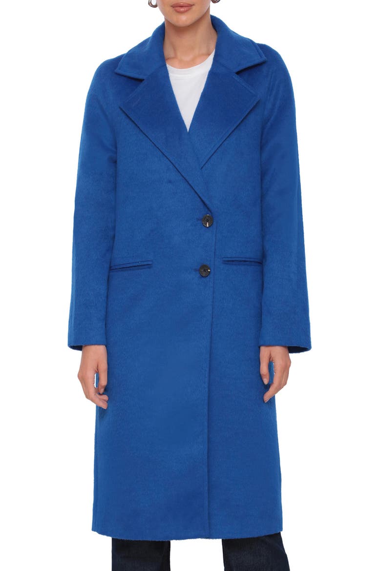 Single Breasted Coat, Alternate, color, LAPIS
