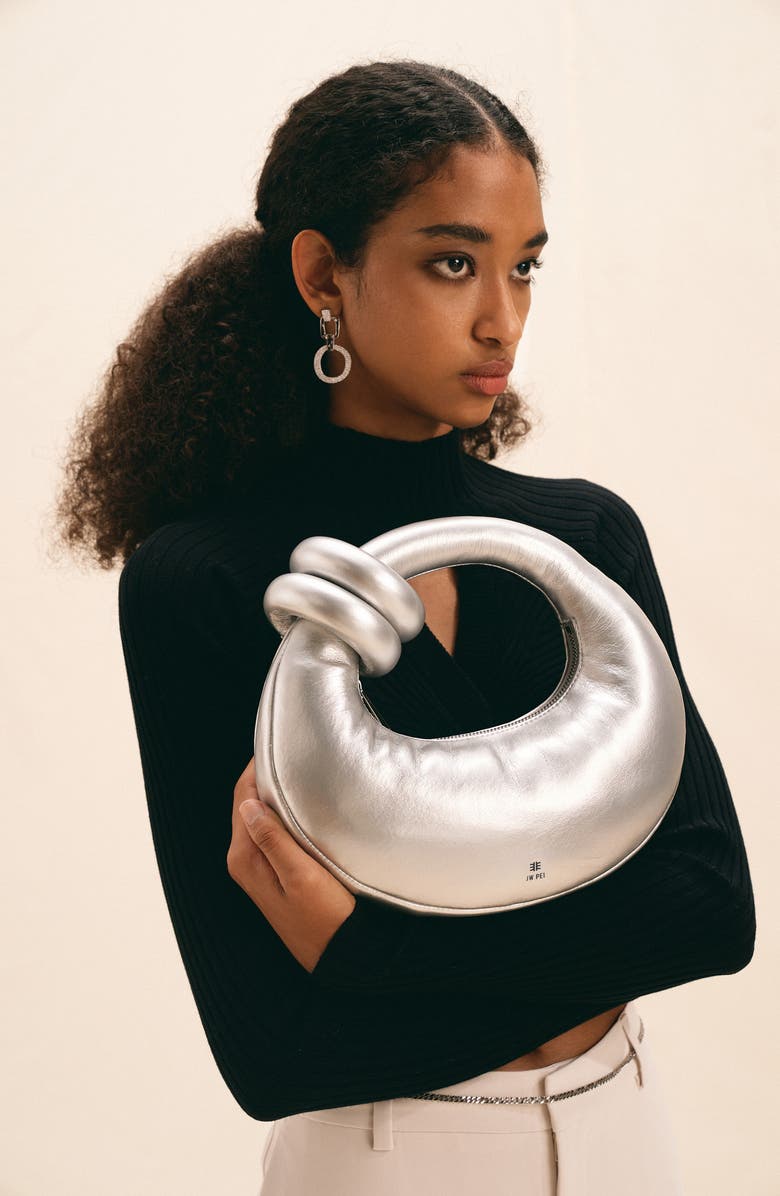 JW PEI Abacus Top Handle Bag, Alternate, color, Silver