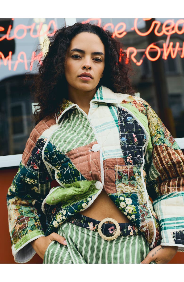 Eddy Quilted Scrap Jacket, Alternate, color, Fall 2025 Scraps