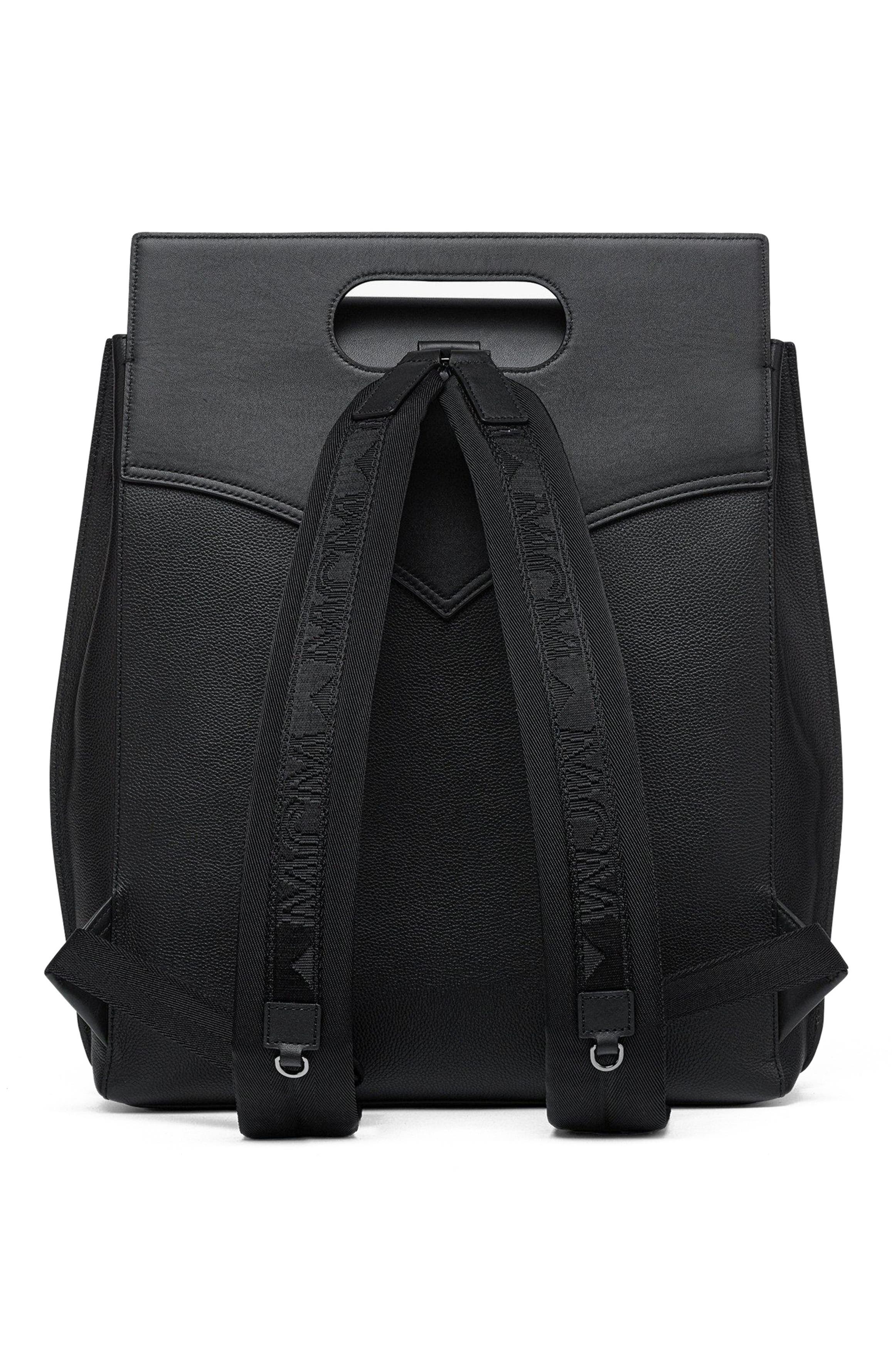 MCM Diamond Backpack in Embossed Leather, Alternate, color, 