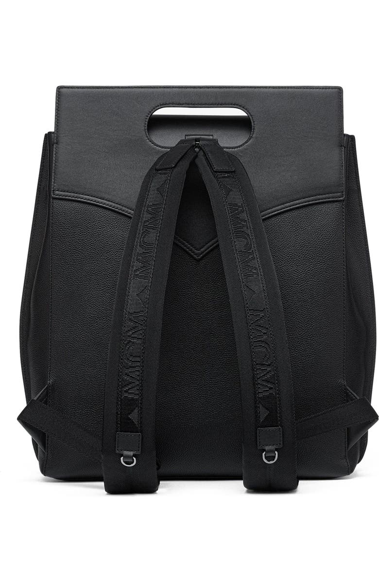 MCM Diamond Backpack in Embossed Leather, Alternate, color,
