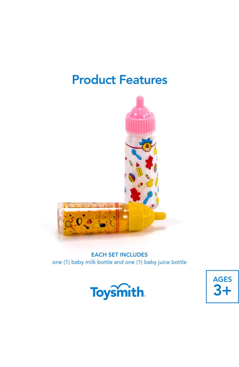 Toysmith My Sweet Baby Magic Baby Bottles, Alternate, color, Multicolored