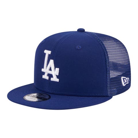 Youth New Era  Royal Los Angeles Dodgers 9FIFTY Trucker Snapback Hat