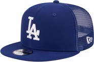 New Era Youth New Era  Royal Los Angeles Dodgers 9FIFTY Trucker Snapback Hat