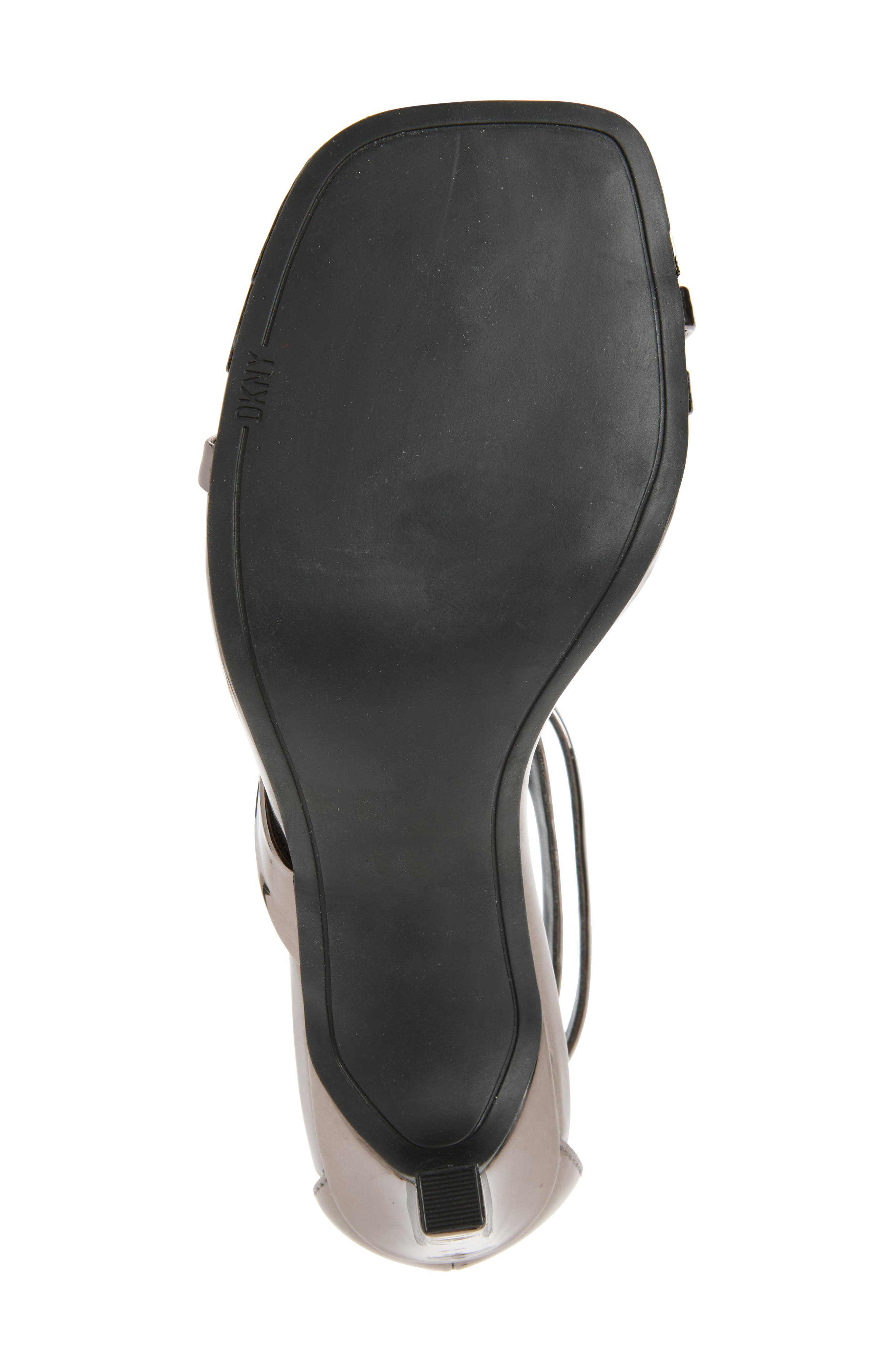 DKNY Audrey Ankle Strap Sandal, Alternate, color, Dark Gunmetal