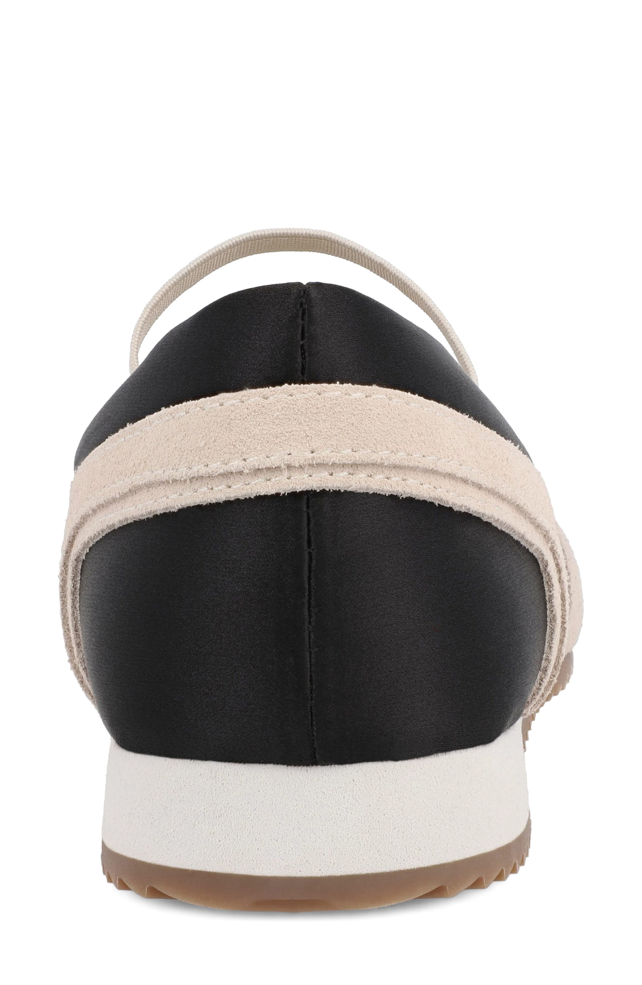 Via Mary Jane Flat, Alternate, color, BLACK/ CREAM