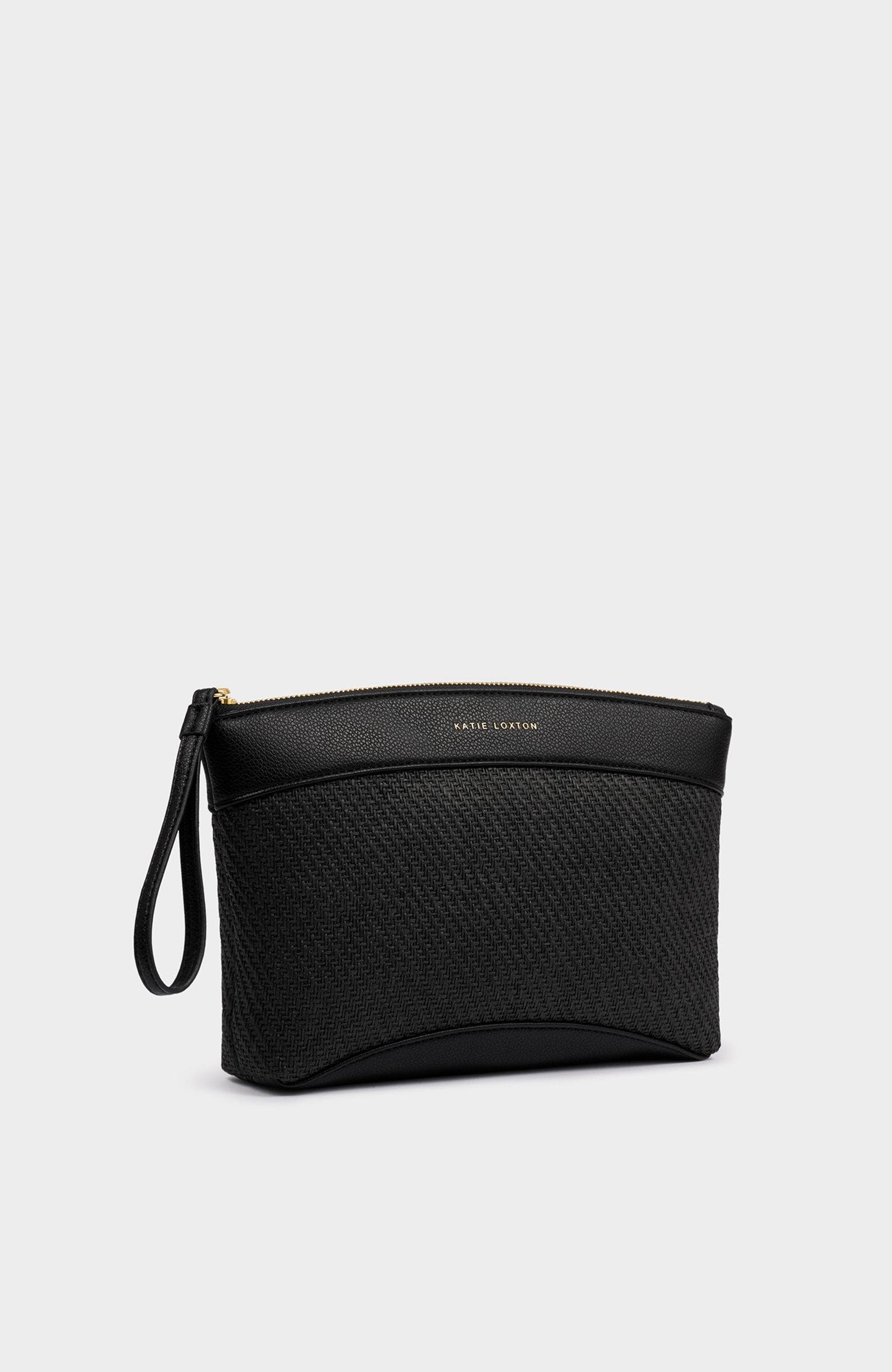 Katie Loxton Wristlet Clutch, Alternate, color, Black