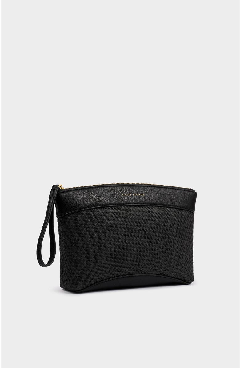 Katie Loxton Wristlet Clutch, Alternate, color, Black