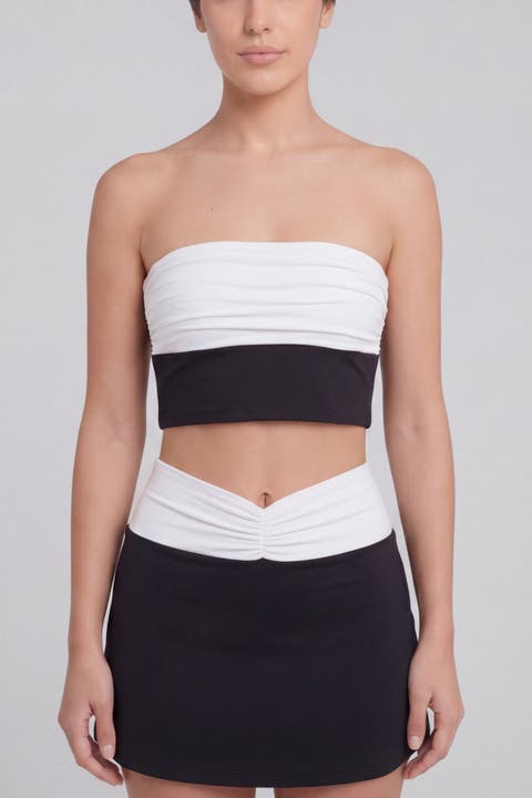 Isabelle Ruched Bikini Tube Top