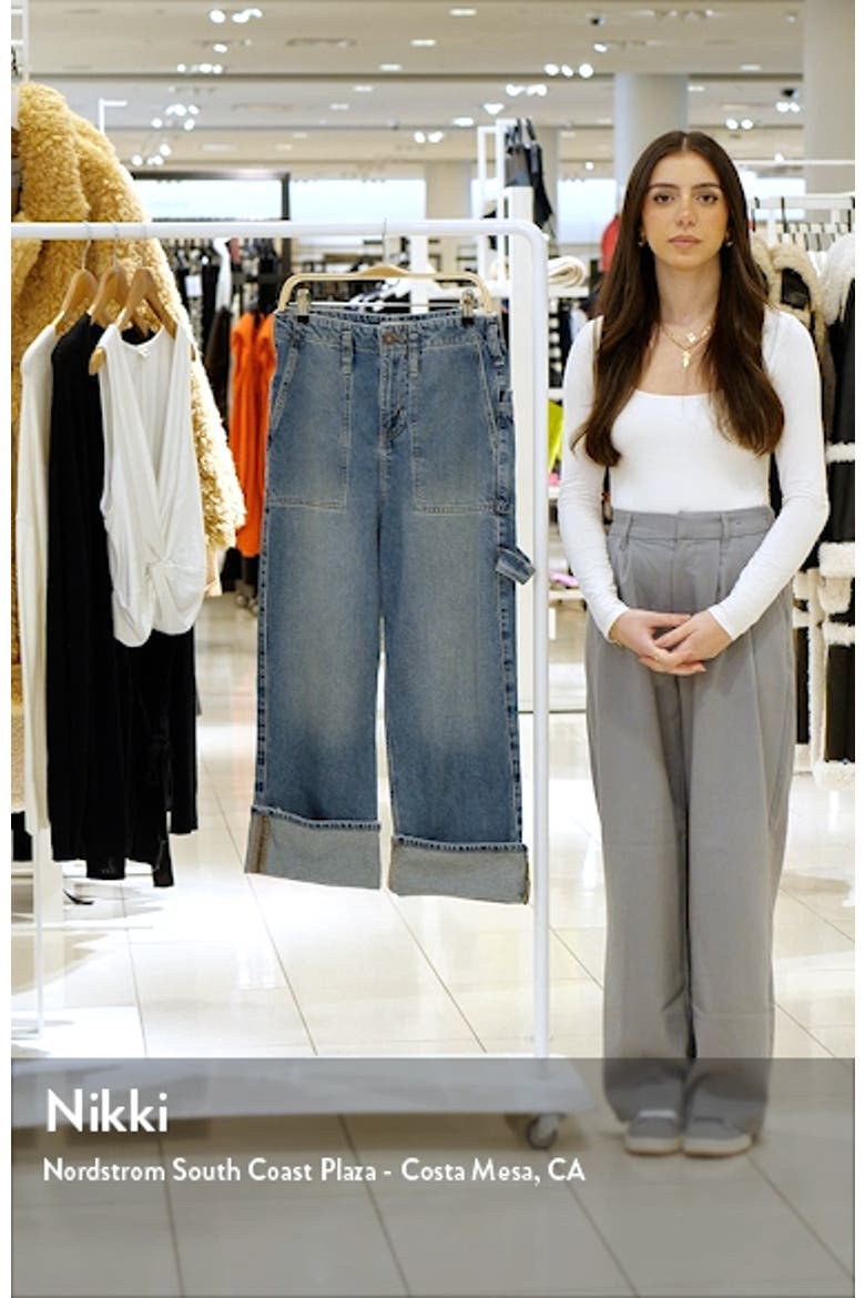 Major Leagues Wide Leg Crop Jeans video