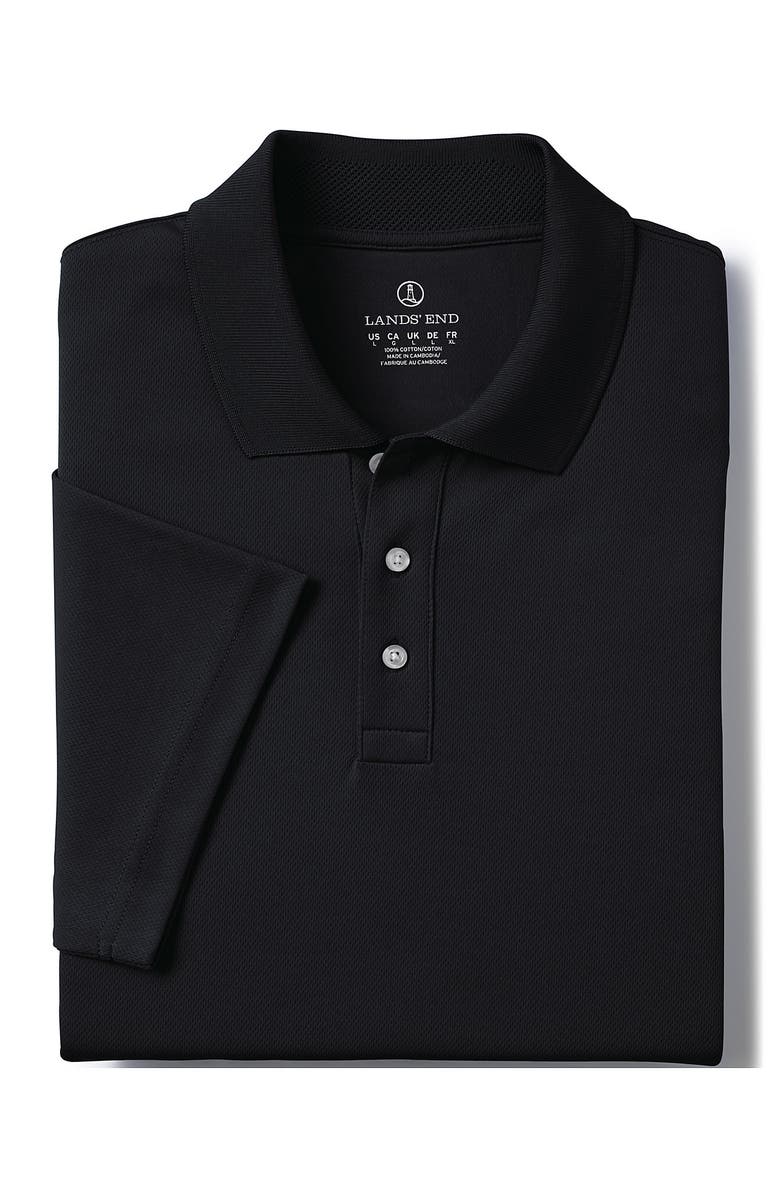Lands' End Short Sleeve Solid Active Polo Shirt, Alternate, color, 