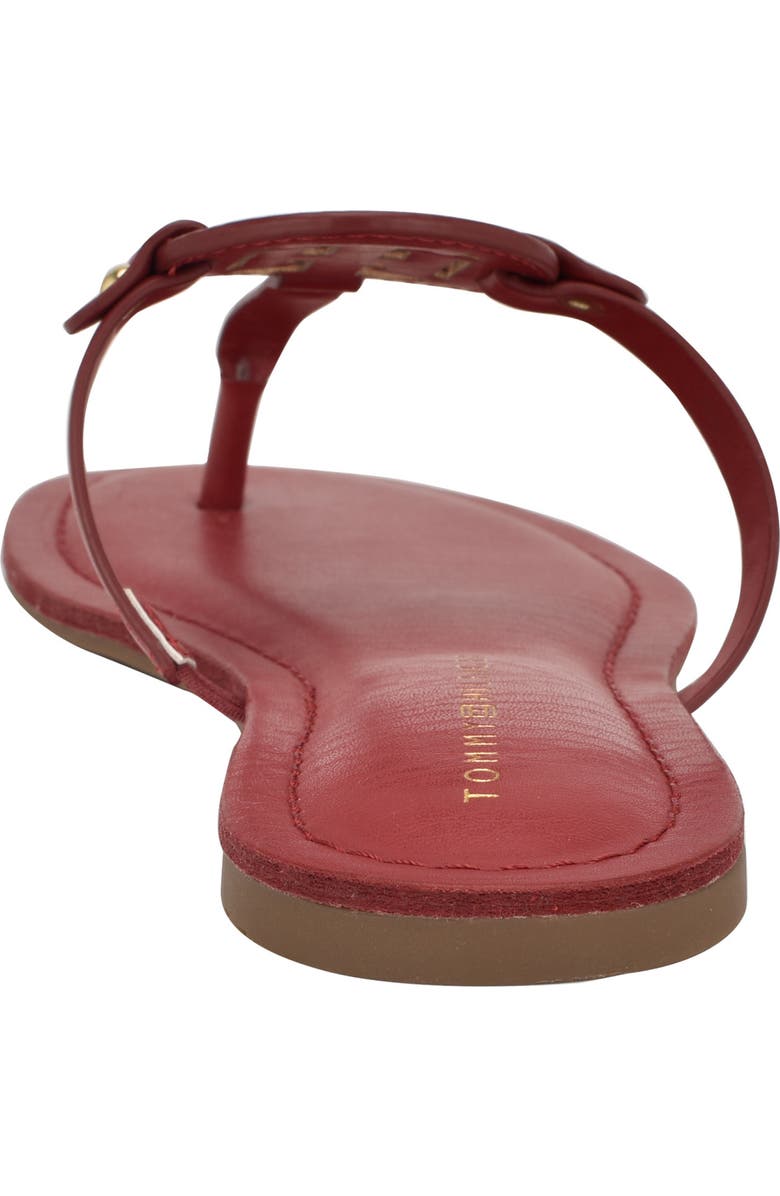 Tommy Hilfiger Litzy Flip Flop, Alternate, color, Dark Red