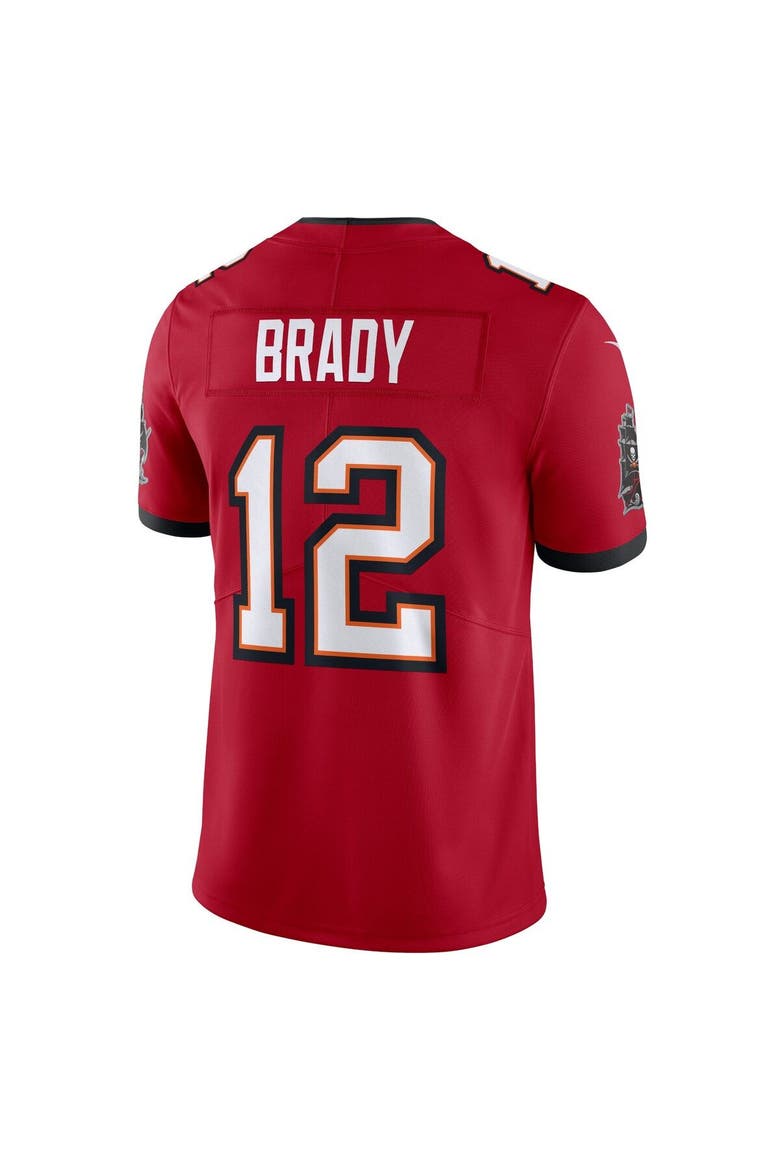 Men's Nike Tom Brady Red Tampa Bay Buccaneers  Vapor Untouchable Limited Jersey, Alternate, color, Red