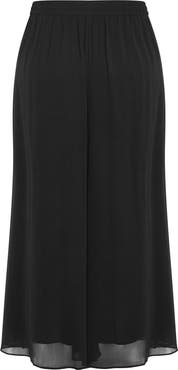 City Chic Skyla Elastic Waist Wide Leg Pants