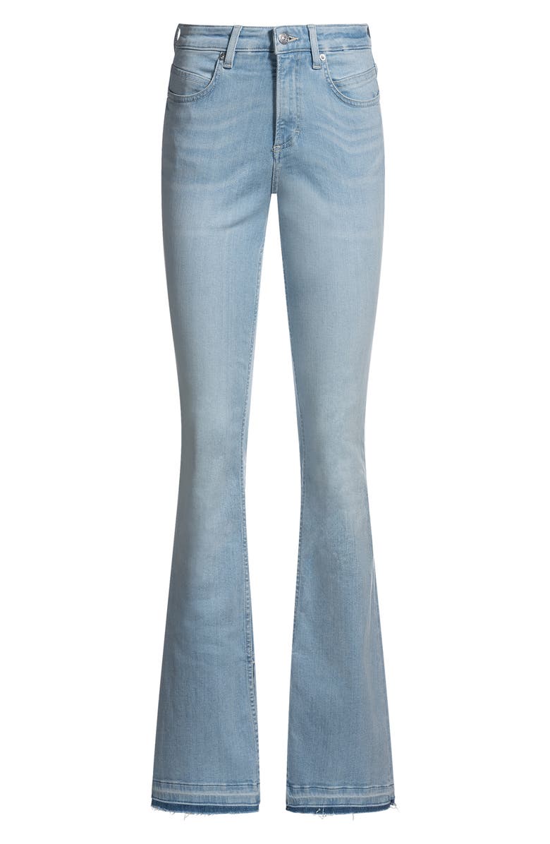 BOSS Orange Rosa Split Bootcut Jeans, Alternate, color, Bright Blue