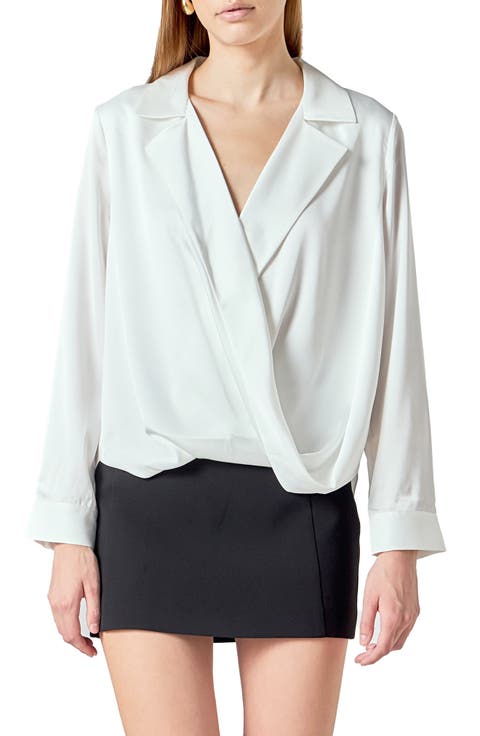 Satin Wrap Shirt