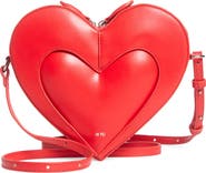 JW PEI Francisca Faux Leather Heart Crossbody Bag