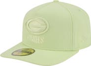 New Era Men's New Era Light Green Green Bay Packers Color Pack A-Frame 59FIFTY Fitted Hat
