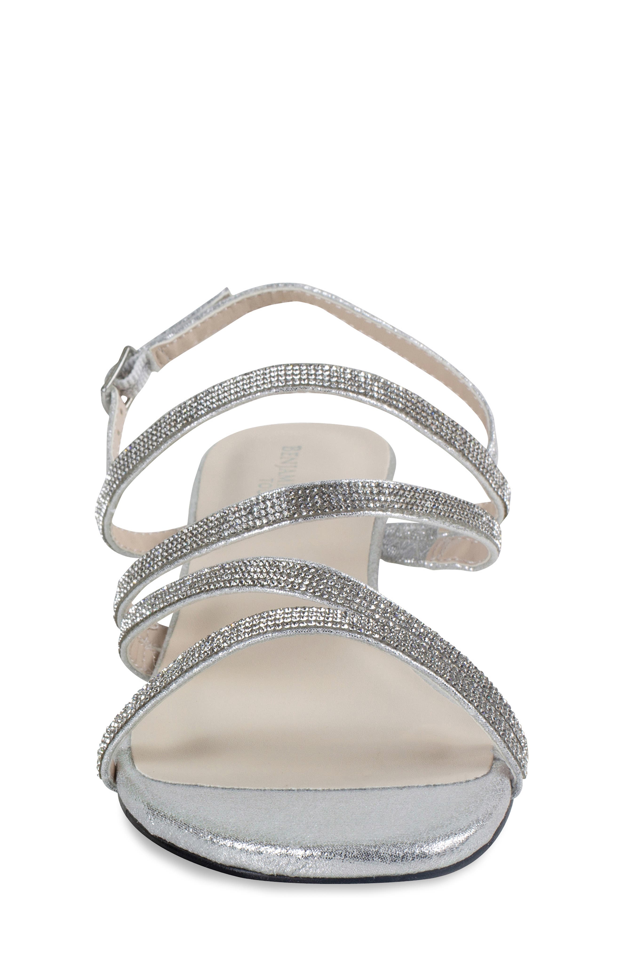 Touch Ups Jodi Slingback Wedge Sandal, Alternate, color, Silver
