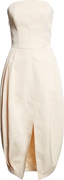 ISRAELLA KOBLA Senita Strapless Midi Dress