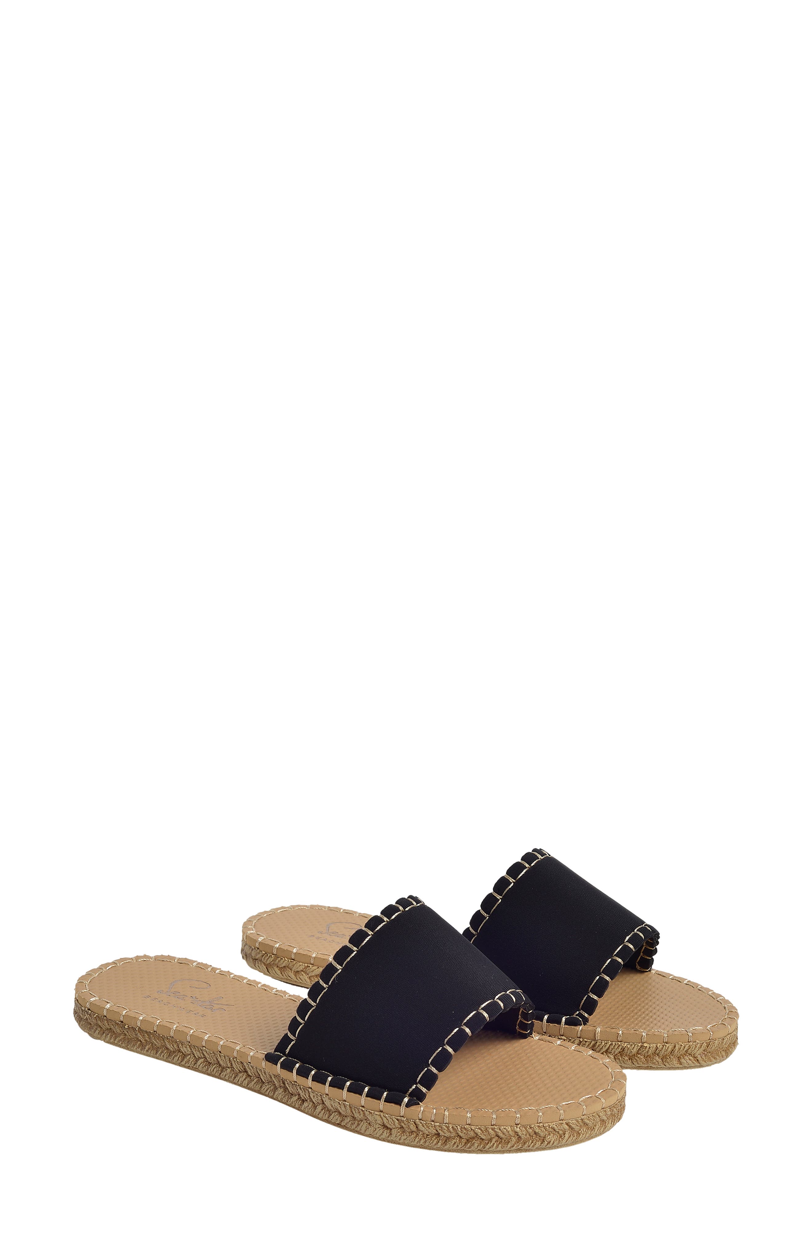 Sea Star Beachwear Cabana Water Resistant Espadrille Slide Sandal, Alternate, color, 