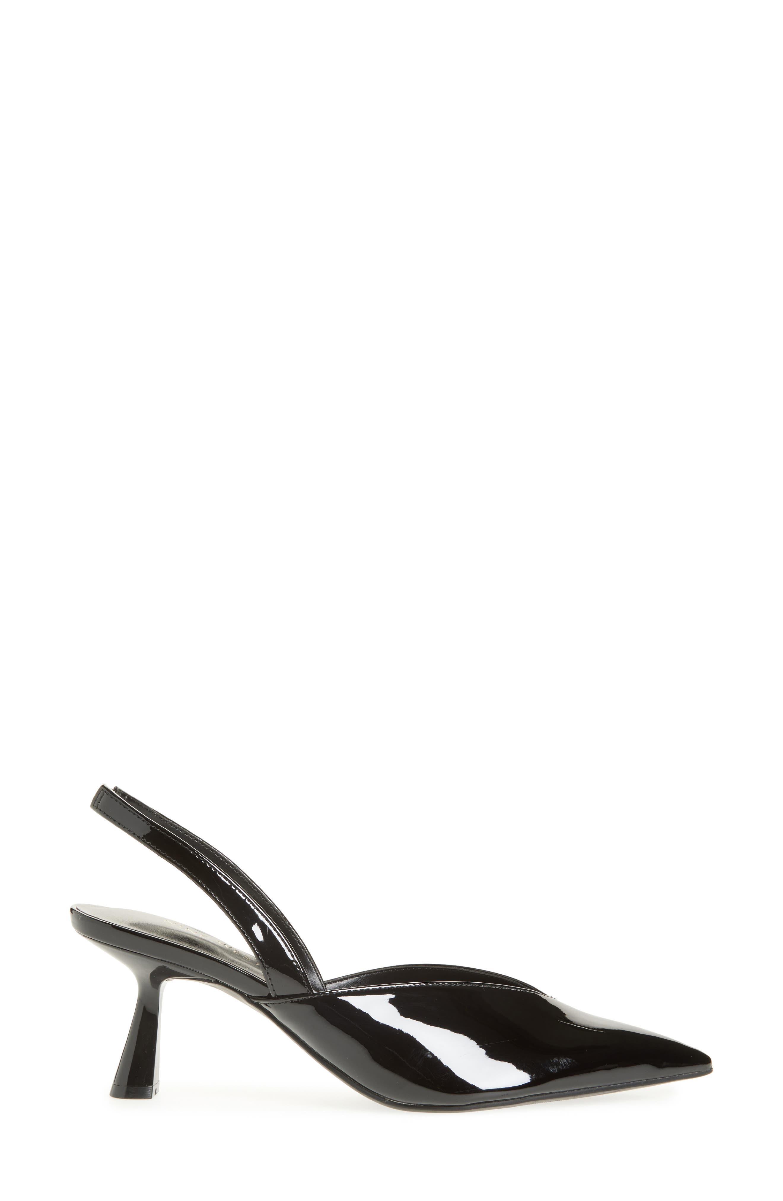 Nine West Lamma Slingback Pump, Alternate, color, Black Patent