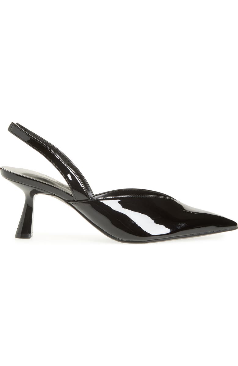 Nine West Lamma Slingback Pump, Alternate, color, Black Patent