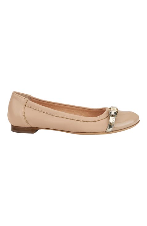 Monika Cap Toe Ballet Flat