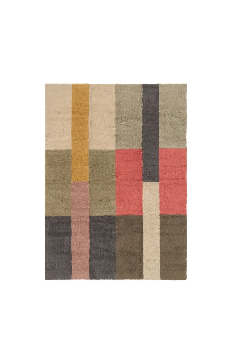 Lorena Canals Wool Area Rug Chroma Palette, Main, color, Multicolor