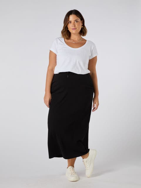 Jersey Midi Skirt