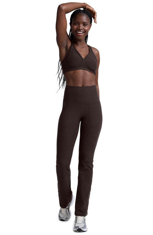 Beyond Yoga Lift Your Spirits Sports Bra In Brown