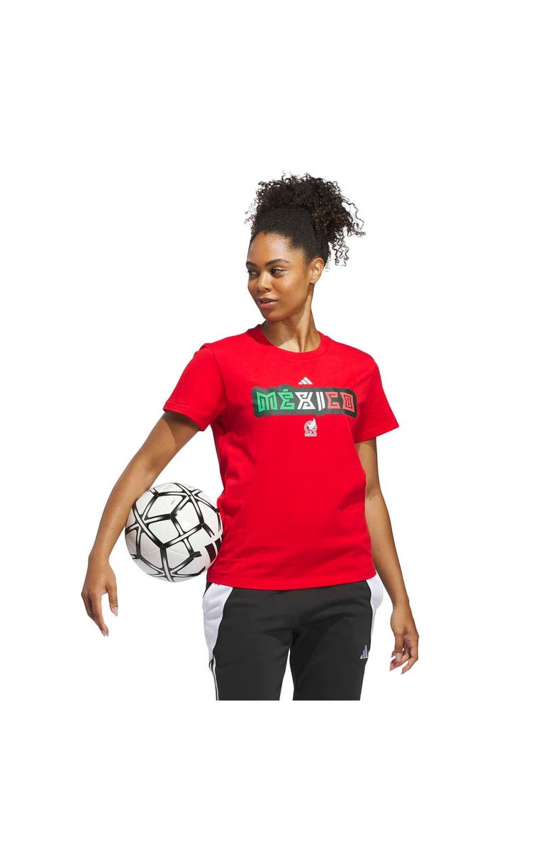 adidas Women's adidas Red Mexico National Team Jersey Hook T-Shirt, Alternate, color, Red