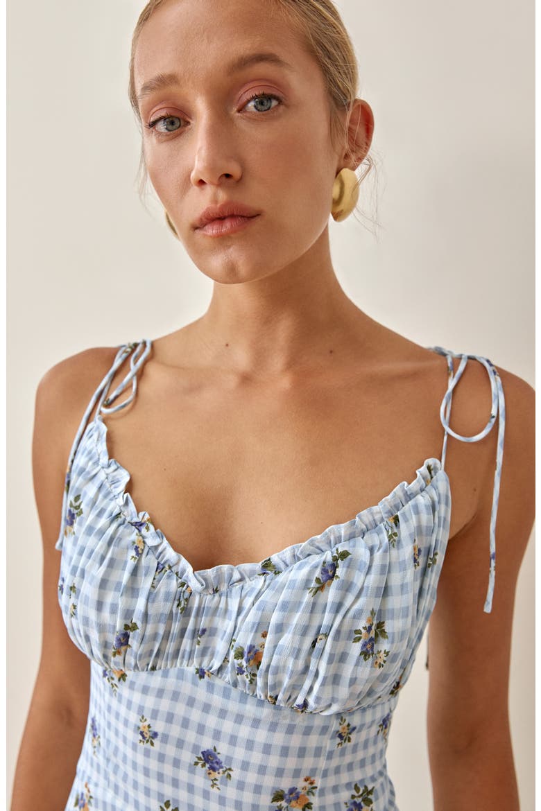 Embry Floral Midi Dress, Alternate, color, AL FRESCO