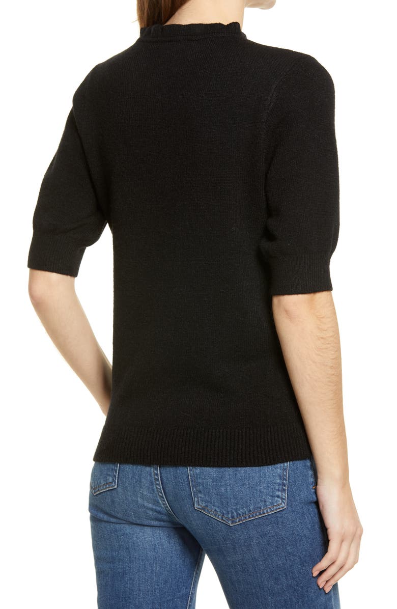 Halogen<sup>®</sup> Stripe Rib Sweater, Alternate, color,