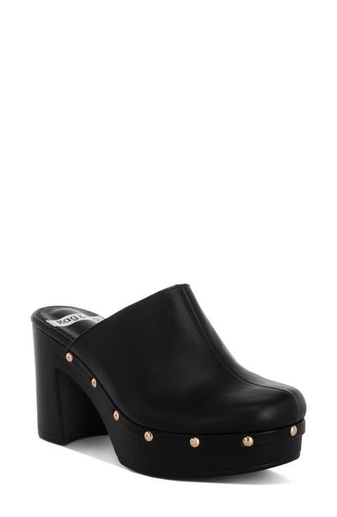 Benji Block Heel Platform Clog (Women)